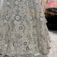 Ivory Silver Heavy Embroidered Bridal Lehenga Set