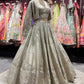 Champagne Gold Zari Woven Bridal Lehenga Set