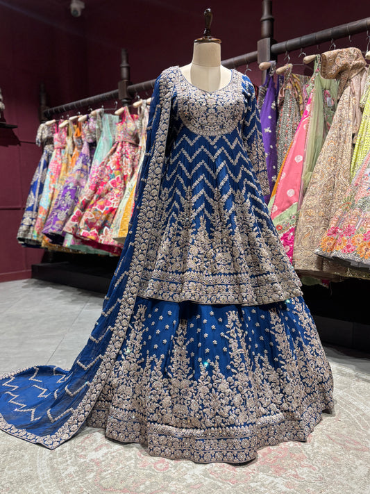 Imperial Midnight Non Bridal Lehenga Ensemble