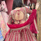 Bridal Lehenga with Hand-Embroidered Zari Sequins & Beadwork