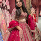 Bridal Lehenga with Hand-Embroidered Zari Sequins & Beadwork