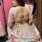 Designer Inspired Handwork Pearl Silk Lehenga