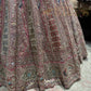 Dusty Rose Heavy Embroidered Bridal Lehenga