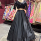 Classic Black Sequin Designer Lehenga Set