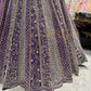 Royal Purple Heavy Zari Bridal Lehenga