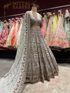 Ivory Heritage Embroidered Bridal Lehenga