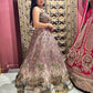 Multi-Colour Lehenga with Miror & Multi Resham Work