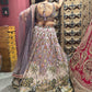 Multi-Colour Lehenga with Miror & Multi Resham Work