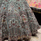 Sage Green Heavy Embroidered Bridal Lehenga