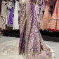 Grand Designer Embroidered Saree with Floral & Ornate Detailing