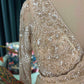 Champagne Gold Saree with Heavy Embroidery Border