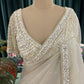 Ivory Embroidered Saree with Heavy Work Blouse