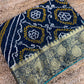 Classic Bandhani Motif Saree With Rich Heritage Woven Border