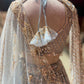 Sky Blue Heavy Embroidered Lehenga Choli with Net Dupatta