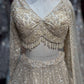 Champagne Gold Heavy Embroidered Bridal Lehenga Choli