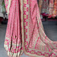 Banarasi Designer Saree with Golden Border and Embroidered Blouse