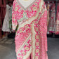 Banarasi Designer Saree with Golden Border and Embroidered Blouse