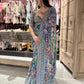 Designer Mirror Work Saree with Heavy Embroidered Blouse
