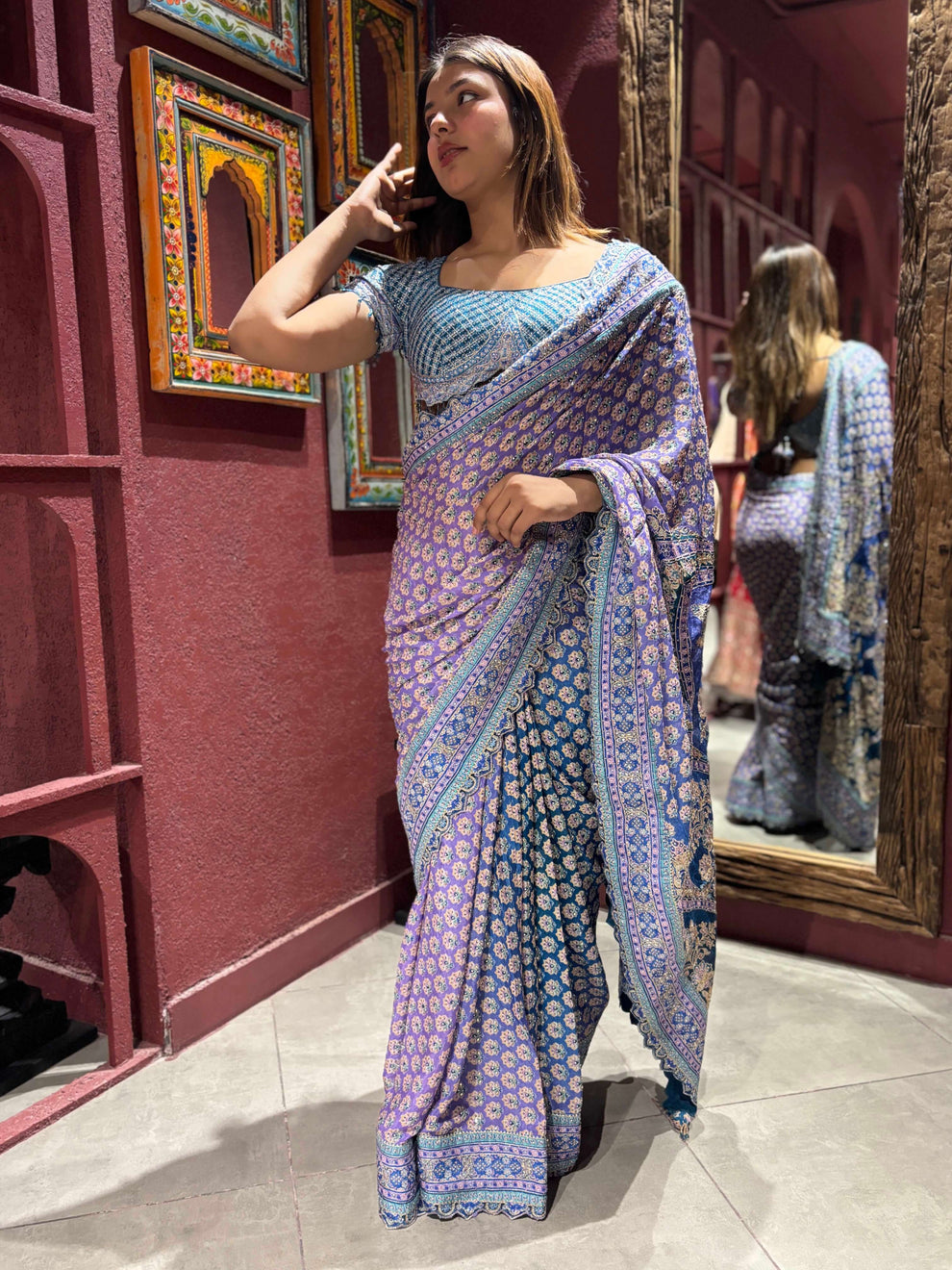 Floral Saree