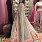 Pastel Grey Embroidered Lehenga Choli with Dupatta