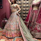 Pastel Grey Embroidered Lehenga Choli with Dupatta