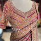 Heritage Designer Saree with Embroidered Border and Statement Blouse