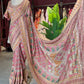 Heritage Designer Saree with Embroidered Border and Statement Blouse