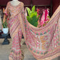 Heritage Designer Saree with Embroidered Border and Statement Blouse