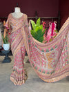 Heritage Designer Saree with Embroidered Border and Statement Blouse