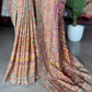 Patola Inspired Saree with Heavy Mirror Work & Designer Blouse