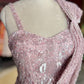 Designer Saree with Embellished Blouse and Draped Party Wear Look
