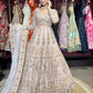 Heavy Embroidered Lehenga with Floral & Peacock Motifs
