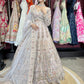 Heavy Embroidered Lehenga with Floral & Peacock Motifs