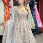 Heavy Embroidered Lehenga with Floral & Peacock Motifs