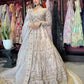 Heavy Embroidered Lehenga with Floral & Peacock Motifs