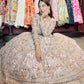 Heavy Embroidered Lehenga with Floral & Peacock Motifs