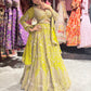 Perfect Zari & Sequins Lehenga with Deer Motifs and Dome Accents