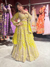 Perfect Zari & Sequins Lehenga with Deer Motifs and Dome Accents