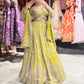 Perfect Zari & Sequins Lehenga with Deer Motifs and Dome Accents