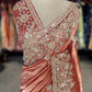 Red Banarasi Designer Saree with Heavy Golden Embroidered Border