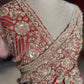 Red Banarasi Designer Saree with Heavy Golden Embroidered Border