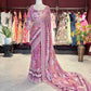 Heritage Designer Saree with Embroidered Border and Matching Blouse