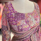 Heritage Designer Saree with Embroidered Border and Matching Blouse