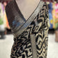 Designer Saree with Heavy Embellished Border and Matching Blouse