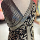 Designer Saree with Heavy Embellished Border and Matching Blouse