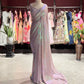 Iridescent Blush Pink Sequin Designer Saree with Embellished Blouse