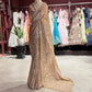 Gold Sequin Designer Saree with Heavy Embellished Blouse