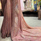 Designer Saree with Heavy Embellished Blouse and Contrast Border