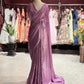 Mauve Purple Sequin Designer Saree with Premium Shimmer Drape