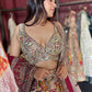 Multicolor Mirror & Bead Embellished Lehenga with Heavy Dupatta